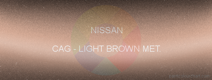 Nissan paint CAG Light Brown Met.