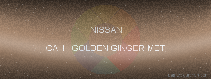 Nissan paint CAH Golden Ginger Met.