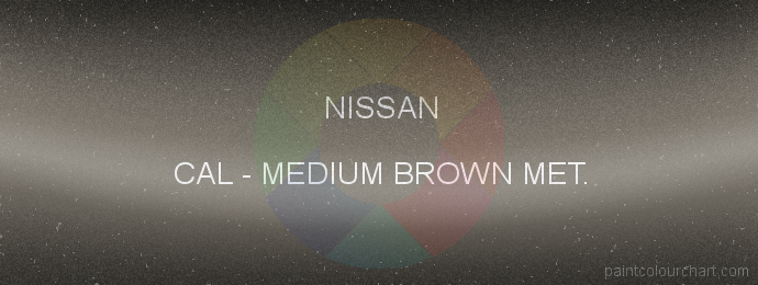 Nissan paint CAL Medium Brown Met.