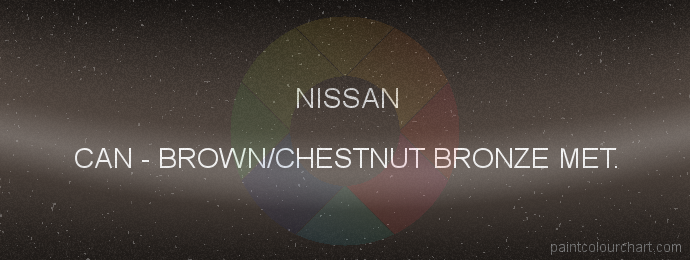 Nissan paint CAN Brown/chestnut Bronze Met.