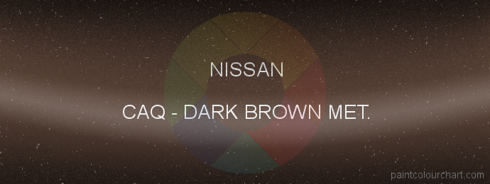 Nissan paint CAQ Dark Brown Met.
