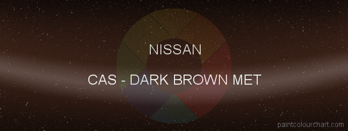 Nissan paint CAS Dark Brown Met