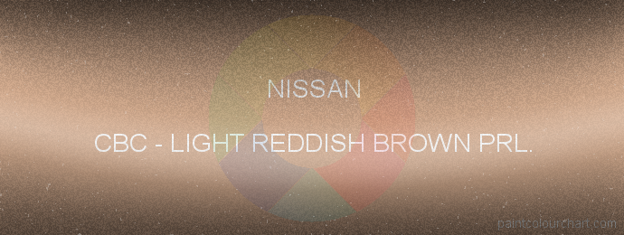 Nissan paint CBC Light Reddish Brown Prl.