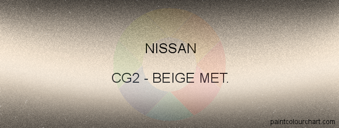 Nissan paint CG2 Beige Met.