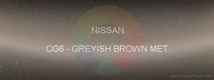 Nissan paint CG6 Greyish Brown Met.