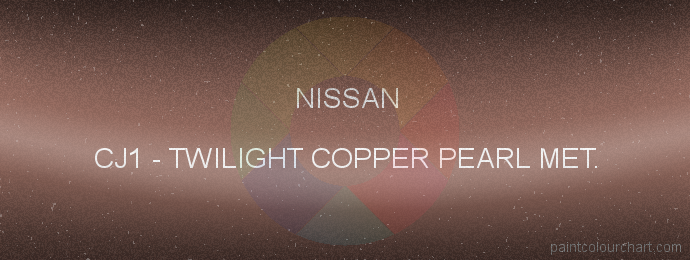 Nissan paint CJ1 Twilight Copper Pearl Met.