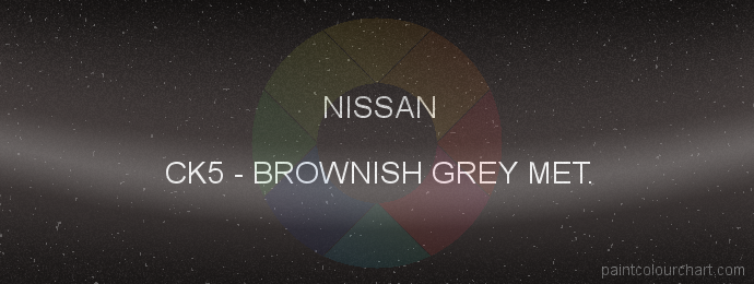 Nissan paint CK5 Brownish Grey Met.