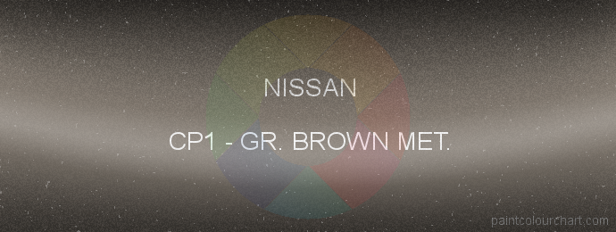 Nissan paint CP1 Gr. Brown Met.