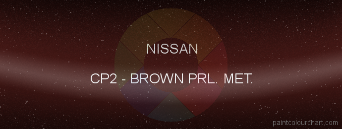 Nissan paint CP2 Brown Prl. Met.