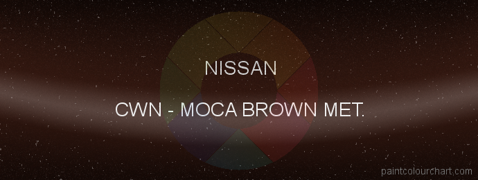 Nissan paint CWN Moca Brown Met.