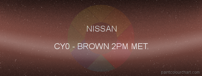 Nissan paint CY0 Brown 2pm Met.