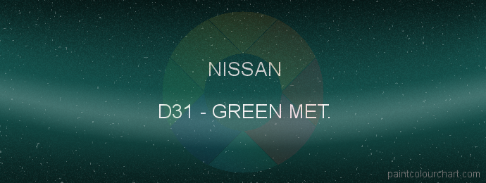 Nissan paint D31 Green Met.