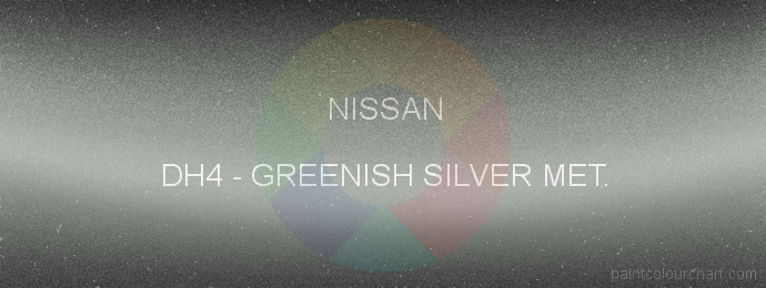 Nissan paint DH4 Greenish Silver Met.