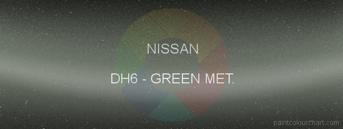 Nissan paint DH6 Green Met.