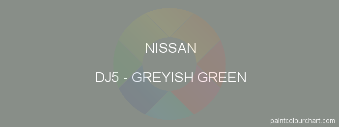 Nissan paint DJ5 Greyish Green