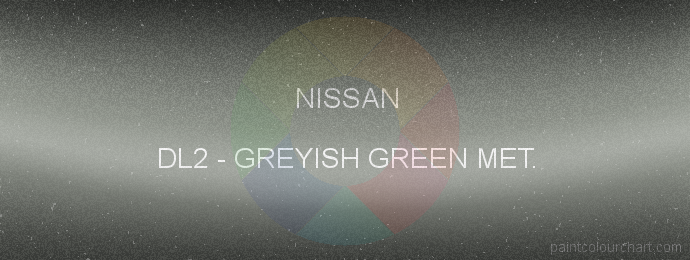 Nissan paint DL2 Greyish Green Met.