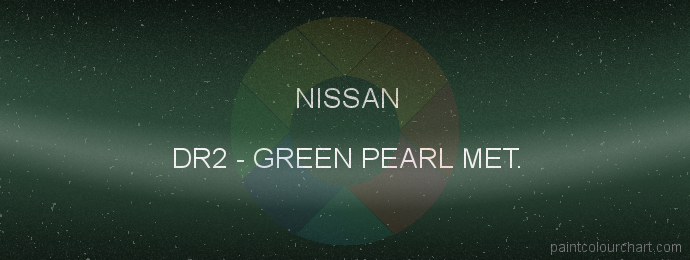 Nissan paint DR2 Green Pearl Met.