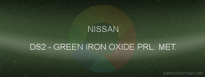 Nissan paint DS2 Green Iron Oxide Prl. Met.