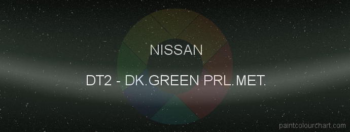 Nissan paint DT2 Dk.green Prl.met.
