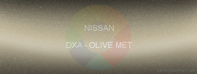 Nissan paint DXA Olive Met