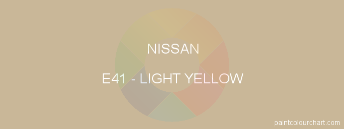 Nissan paint E41 Light Yellow
