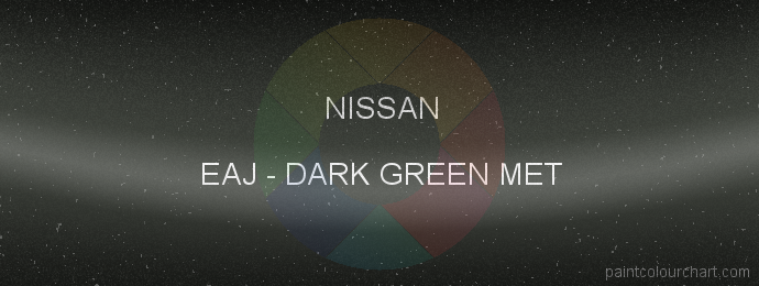Nissan paint EAJ Dark Green Met