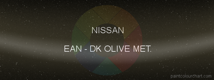 Nissan paint EAN Dk Olive Met.