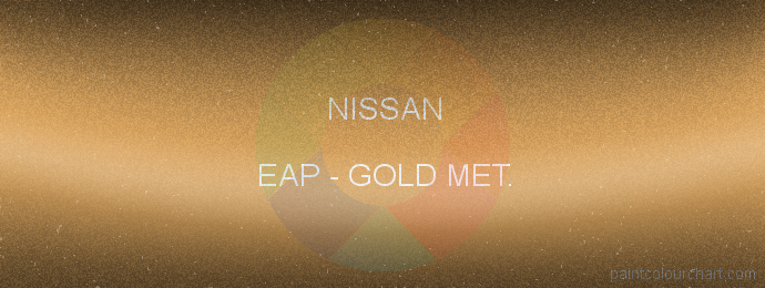 Nissan paint EAP Gold Met.