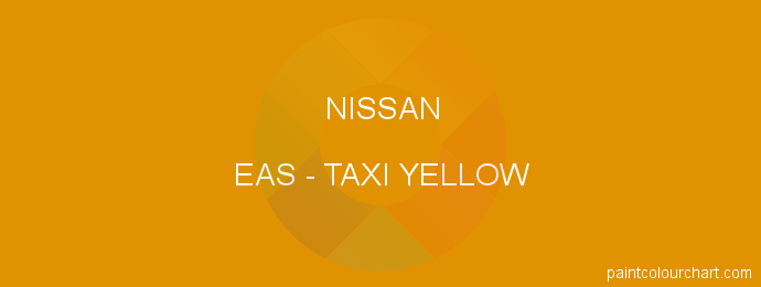 Nissan paint EAS Taxi Yellow