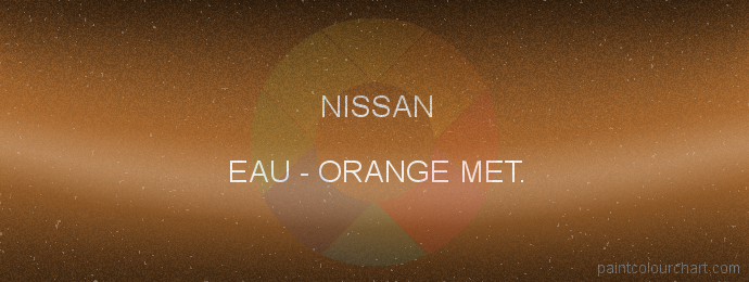 Nissan paint EAU Orange Met.