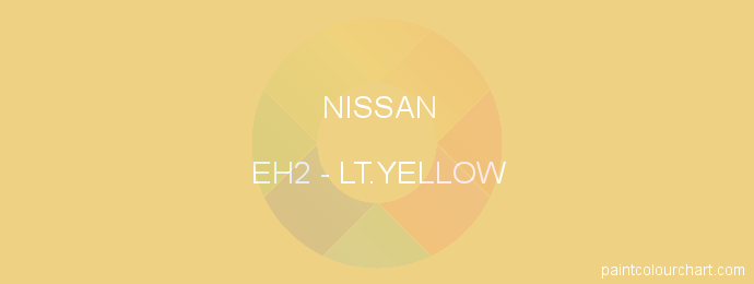 Nissan paint EH2 Lt.yellow