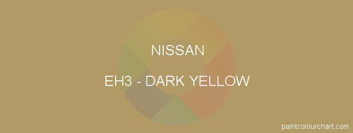 Nissan paint EH3 Dark Yellow