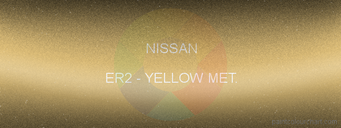 Nissan paint ER2 Yellow Met.