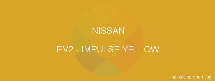 Nissan paint EV2 Impulse Yellow