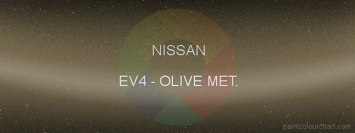 Nissan paint EV4 Olive Met.