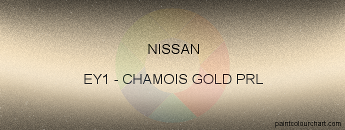 Nissan paint EY1 Chamois Gold Prl