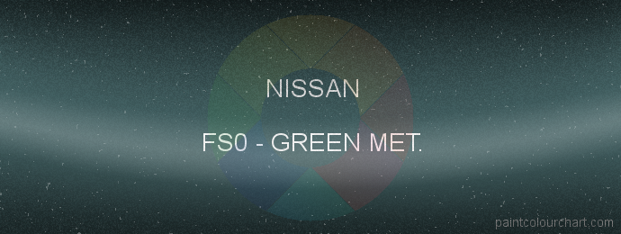 Nissan paint FS0 Green Met.