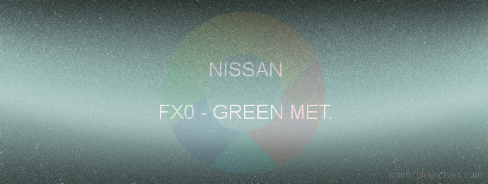 Nissan paint FX0 Green Met.