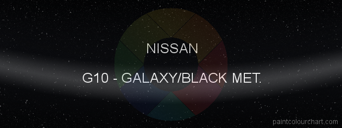 Nissan paint G10 Galaxy/black Met.