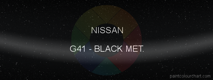 Nissan paint G41 Black Met.