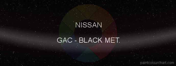 Nissan paint GAC Black Met.