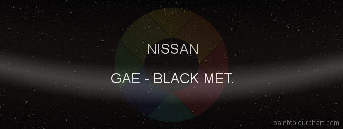 Nissan paint GAE Black Met.