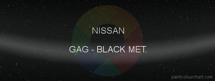 Nissan paint GAG Black Met.