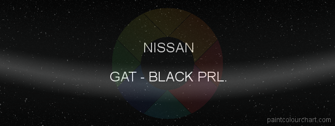 Nissan paint GAT Black Prl.