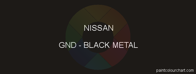 Nissan paint GND Black Metal