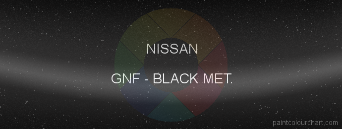 Nissan paint GNF Black Met.