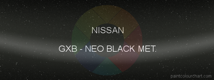 Nissan paint GXB Neo Black Met.