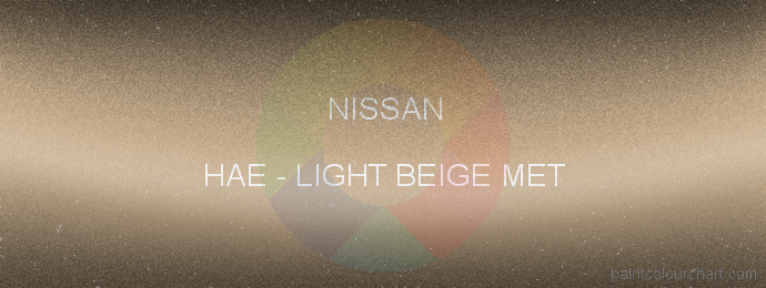 Nissan paint HAE Light Beige Met