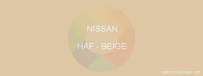 Nissan paint HAF Beige