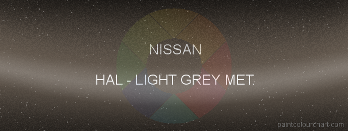 Nissan paint HAL Light Grey Met.